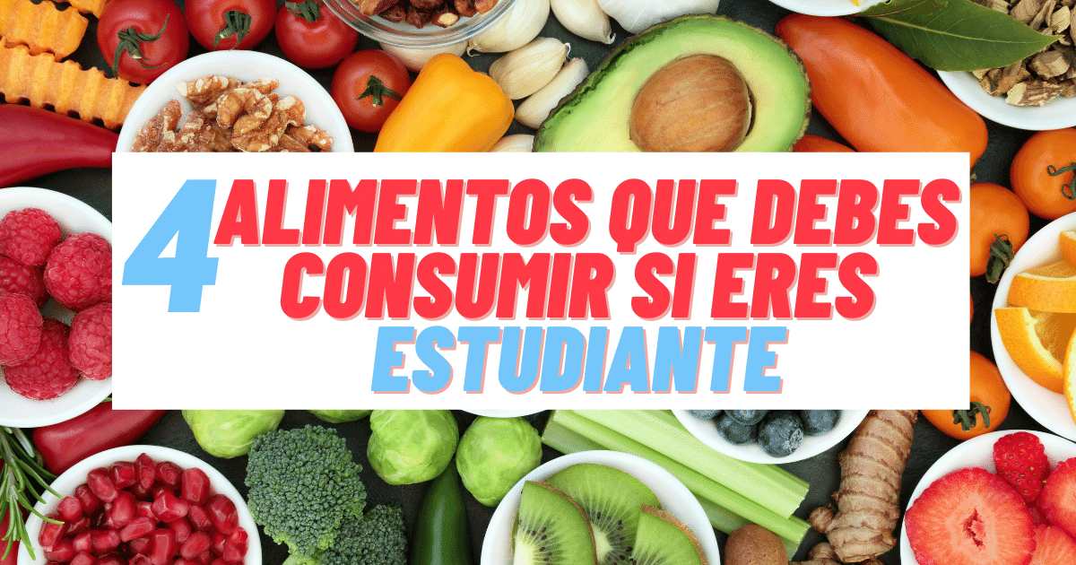 4 Alimentos que debes comer para mejorar tu concentración al estudiar