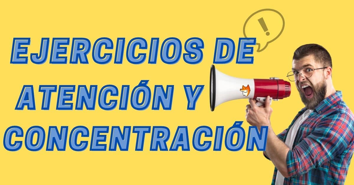 5 Ejercicios Resueltos de Atención y Concentración