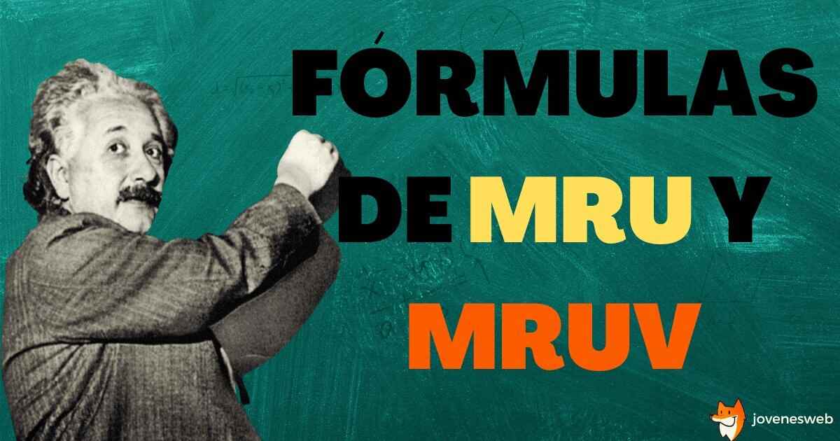 Fórmulas Matemáticas de MRV y MRUV